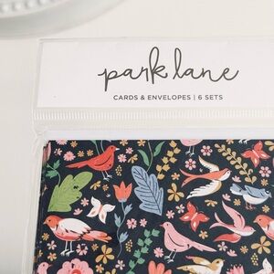 Park Lane, Blank Holiday Notecards & Envelopes, set of 6, New